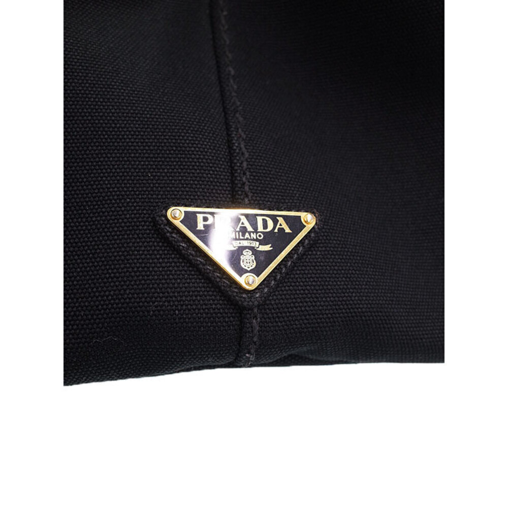 Prada Canapa 2way Tote Shoulder Bag Black - Picture 6 of 9